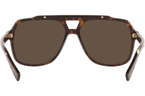 Ochelari de soare Dolce & Gabbana DG4388 502/73 Pilot Havana