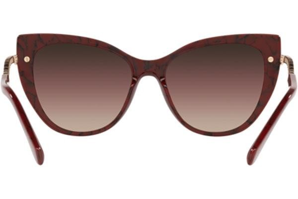 Ochelari de soare Bvlgari BV8236B 5500E2 Cat Eye Roșii