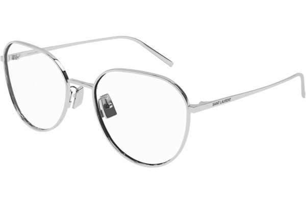 Ochelari Saint Laurent SL484 002 Rotunzi Argintii