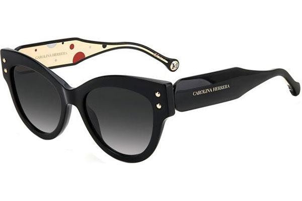 Ochelari de soare Carolina Herrera CH0009/S 807/9O Cat Eye Negri