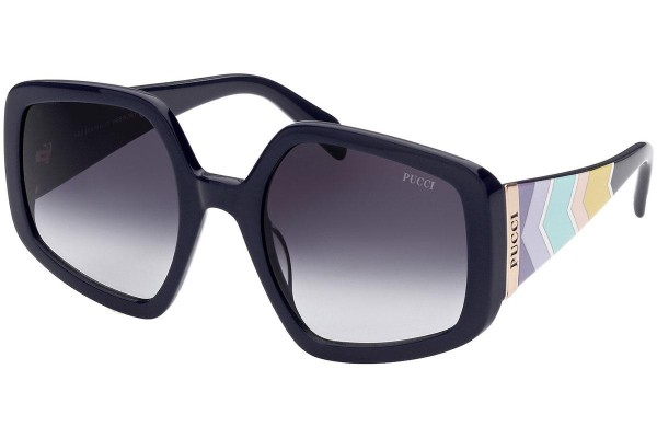 Ochelari de soare Emilio Pucci EP0156 90W Specială Albaștri