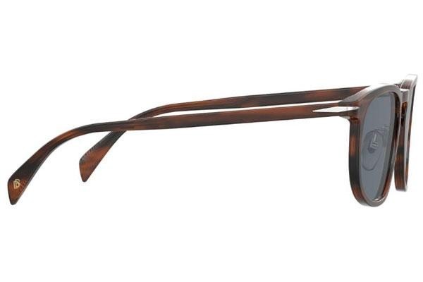 Ochelari de soare David Beckham DB7040/F/S EX4/KU Rotunzi Havana