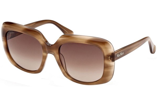 Ochelari de soare Max Mara MM0038 47F Dreptunghiulari Maro