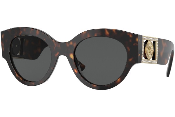 Ochelari de soare Versace VE4438B 108/87 Rotunzi Havana