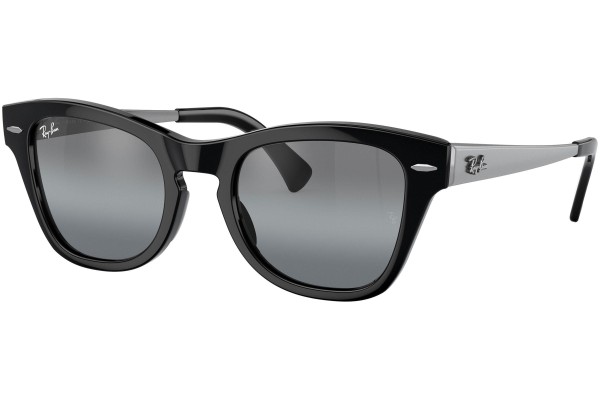 Ochelari de soare Ray-Ban RB0707SM 901/G6 Pătrați Negri