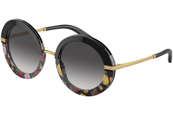 Ochelari de soare Dolce & Gabbana DG4393 34008G Rotunzi Negri