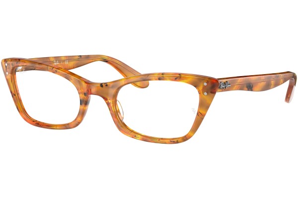 Ochelari Ray-Ban Lady Burbank RX5499 8144 Cat Eye Havana