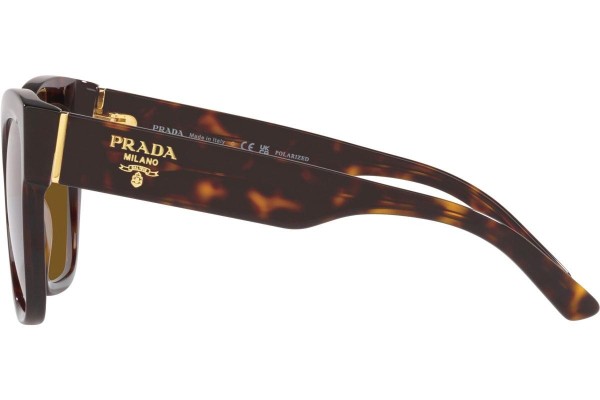 Ochelari de soare Prada PR17ZS 2AU5Y1 Polarized Pătrați Havana