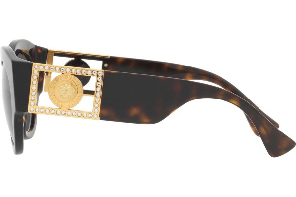 Ochelari de soare Versace VE4438B 108/87 Rotunzi Havana