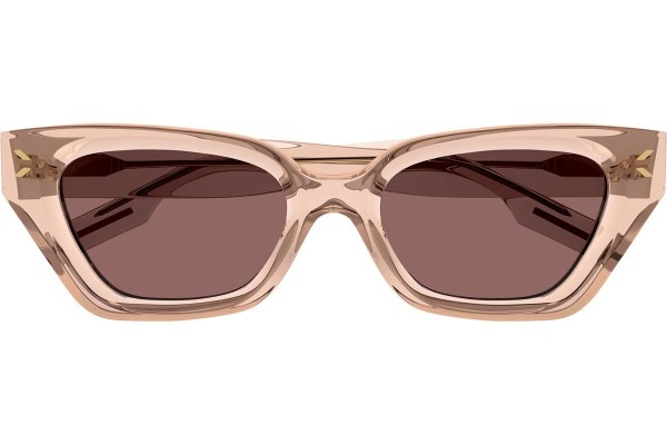 Ochelari de soare McQ MQ0345S 005 Cat Eye Roz