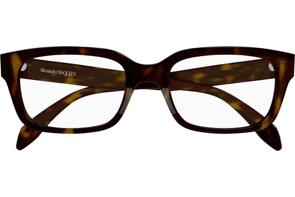 Ochelari Alexander McQueen AM0345O 002 Dreptunghiulari Havana