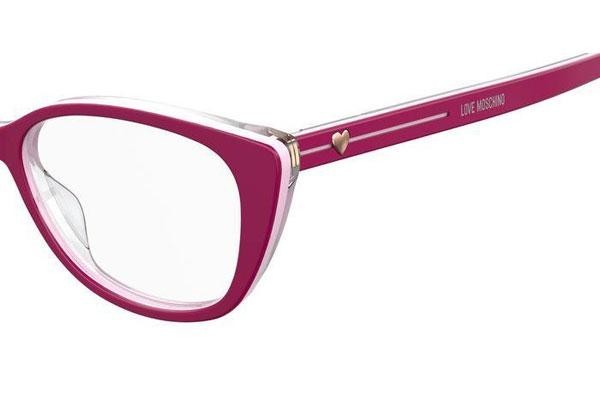 Ochelari Love Moschino MOL548 8CQ Dreptunghiulari Roșii