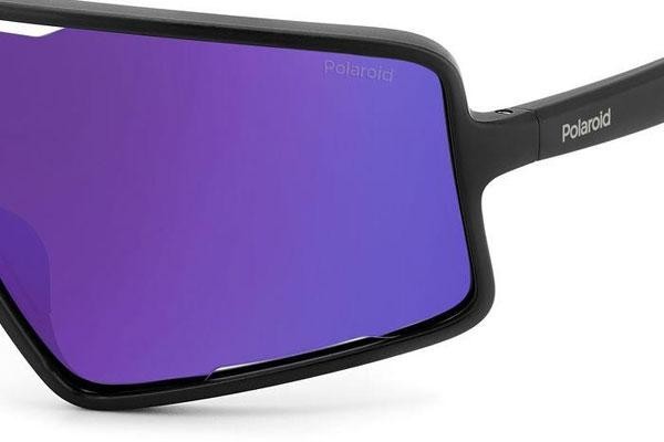 Ochelari de soare Polaroid PLD7045/S 5F3/MF Polarized Lentilă unică | Shield Negri