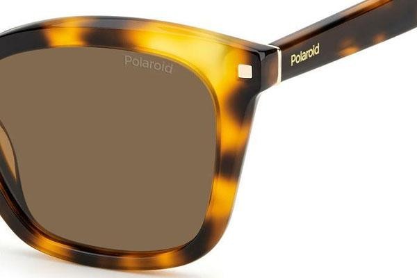 Ochelari de soare Polaroid PLD4110/S/X 086/HE Polarized Pătrați Havana