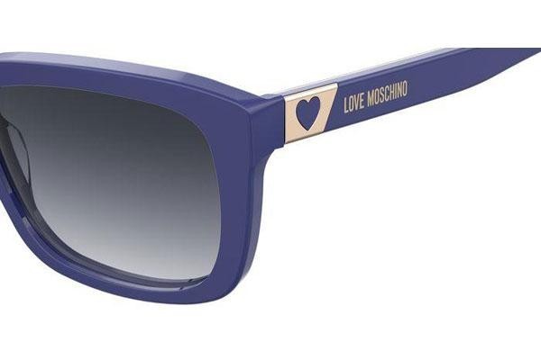 Ochelari de soare Love Moschino MOL042/S PJP/9O Pătrați Albaștri