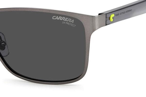 Ochelari de soare Carrera CARRERA2037T/S R80/IR Dreptunghiulari Gri