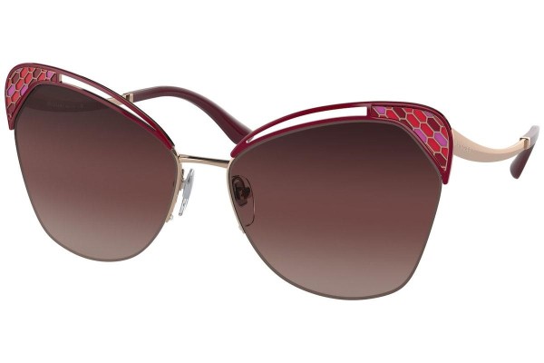 Ochelari de soare Bvlgari BV6161 2014E2 Cat Eye Aurii