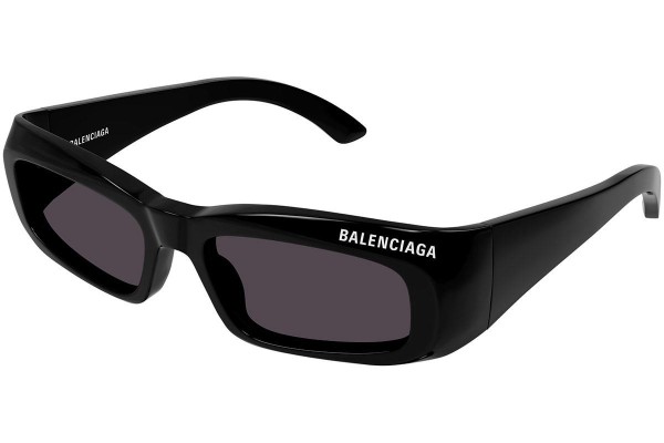 Ochelari de soare Balenciaga BB0266S 001 Dreptunghiulari Negri