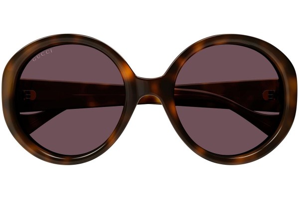 Ochelari de soare Gucci GG1256S 003 Rotunzi Havana