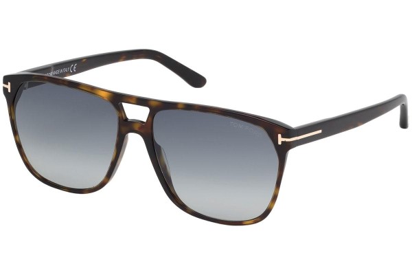 Ochelari de soare Tom Ford Shelton FT0679 52W Pătrați Havana