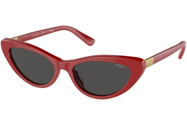 Ochelari de soare Polo Ralph Lauren PH4199U 607787 Cat Eye Roșii