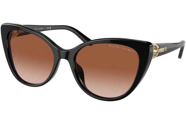 Ochelari de soare Ralph Lauren RL8215BU 500113 Cat Eye Negri