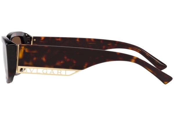 Ochelari de soare Bvlgari BV8259 504/13 Dreptunghiulari Havana