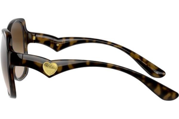 Ochelari de soare Dolce & Gabbana DG6154 502/13 Cat Eye Havana