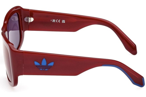 Ochelari de soare Adidas Originals OR0090 69X Pătrați Roșii