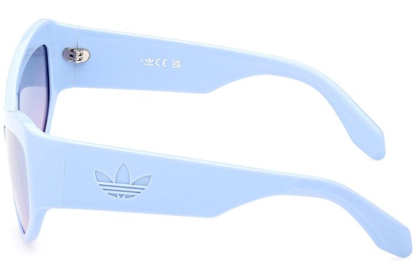 Ochelari de soare Adidas Originals OR0089 84X Cat Eye Albaștri