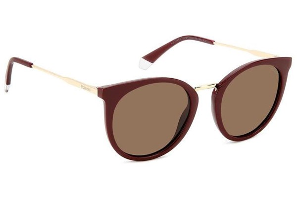 Ochelari de soare Polaroid PLD4146/S/X LHF/SP Polarized Cat Eye Maro