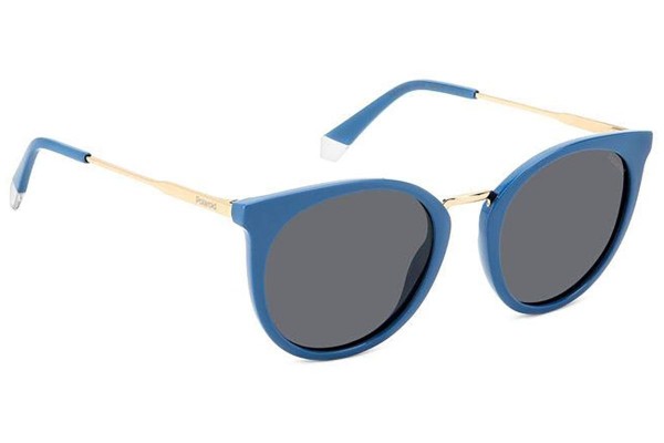 Ochelari de soare Polaroid PLD4146/S/X MVU/M9 Polarized Cat Eye Albaștri