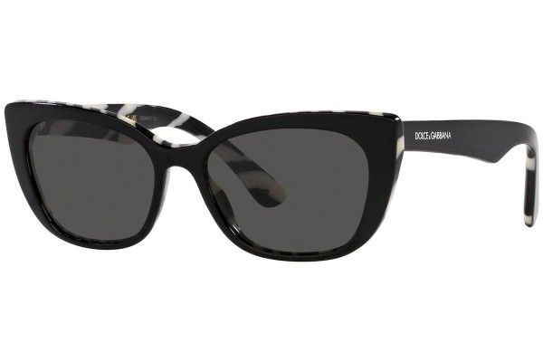 Ochelari de soare Dolce & Gabbana DX4427 337287 Cat Eye Negri