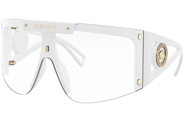 Ochelari de soare Versace Medusa Icon Shield VE4393 401/1W Lentilă unică | Shield Albi