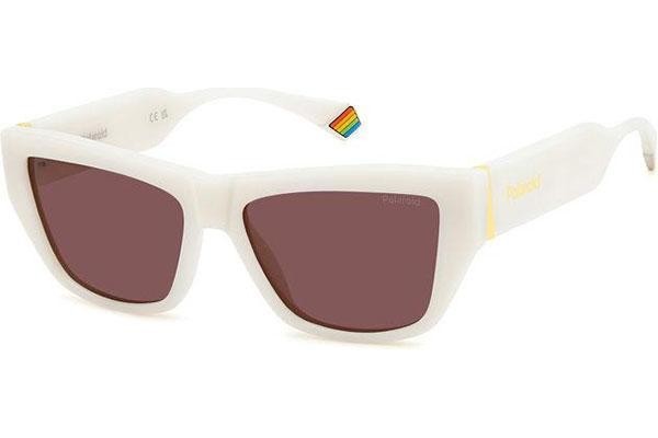 Ochelari de soare Polaroid PLD6210/S/X VK6/KL Polarized Cat Eye Albi