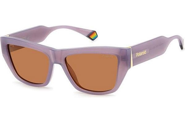 Ochelari de soare Polaroid PLD6210/S/X 789/HE Polarized Cat Eye Violeți