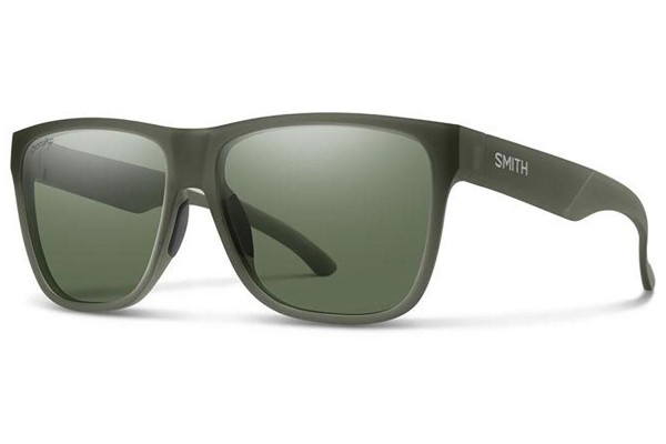 Ochelari de soare Smith LOWDOWNXL2 B59/L7 Polarized Pătrați Verzi