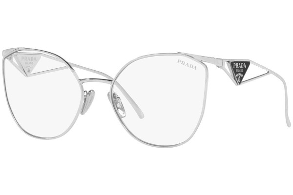 Ochelari de soare Prada PR50ZS 1BC08N Cat Eye Argintii