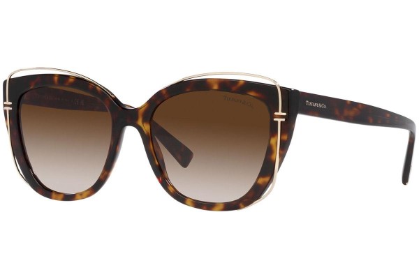 Ochelari de soare Tiffany & Co. TF4148 83633B Cat Eye Havana