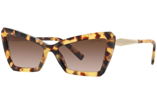 Ochelari de soare Tiffany & Co. TF4203 80643B Cat Eye Havana