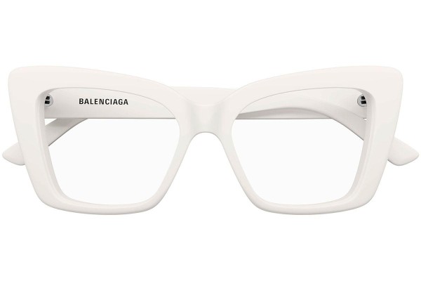 Ochelari Balenciaga BB0297O 003 Cat Eye Albi