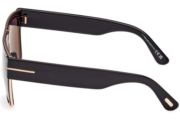 Ochelari de soare Tom Ford Edwin FT1073 01A Pătrați Negri