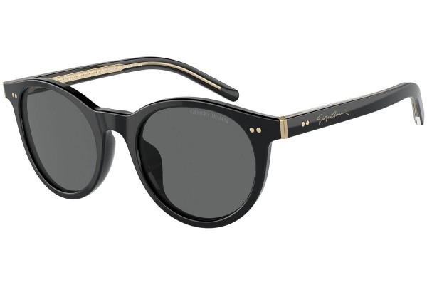 Ochelari de soare Giorgio Armani AR8199U 587587 Rotunzi Negri