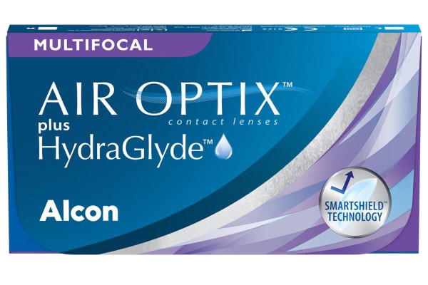 Lentile de contact Air Optix plus HydraGlyde Multifocale lunare (6 lentile)