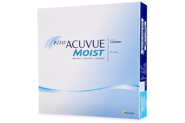 1 Day Acuvue Moist zilnice (90 lentile)