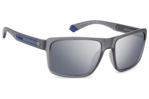 Ochelari de soare Polaroid PLD2158/S RIW/EX Polarized Dreptunghiulari Gri