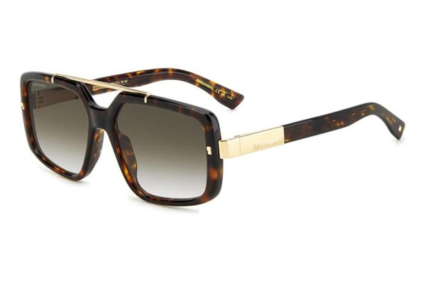 Ochelari de soare Dsquared2 D20120/S 086/9K Dreptunghiulari Havana