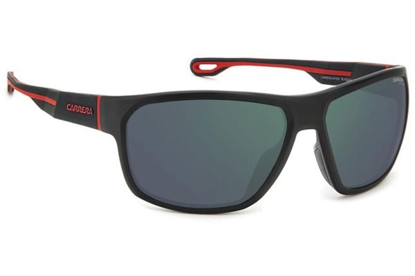 Ochelari de soare Carrera CARRERA4018/S BLX/Q3 Dreptunghiulari Negri