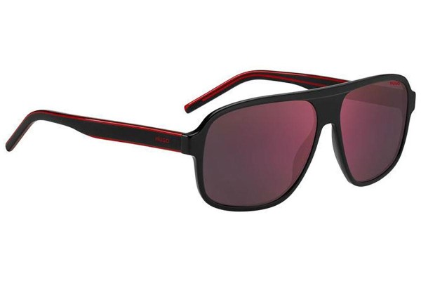 Ochelari de soare HUGO HG1296/S OIT/AO Flat Top Negri