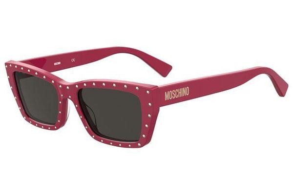 Ochelari de soare Moschino MOS092/S C9A/IR Dreptunghiulari Roșii